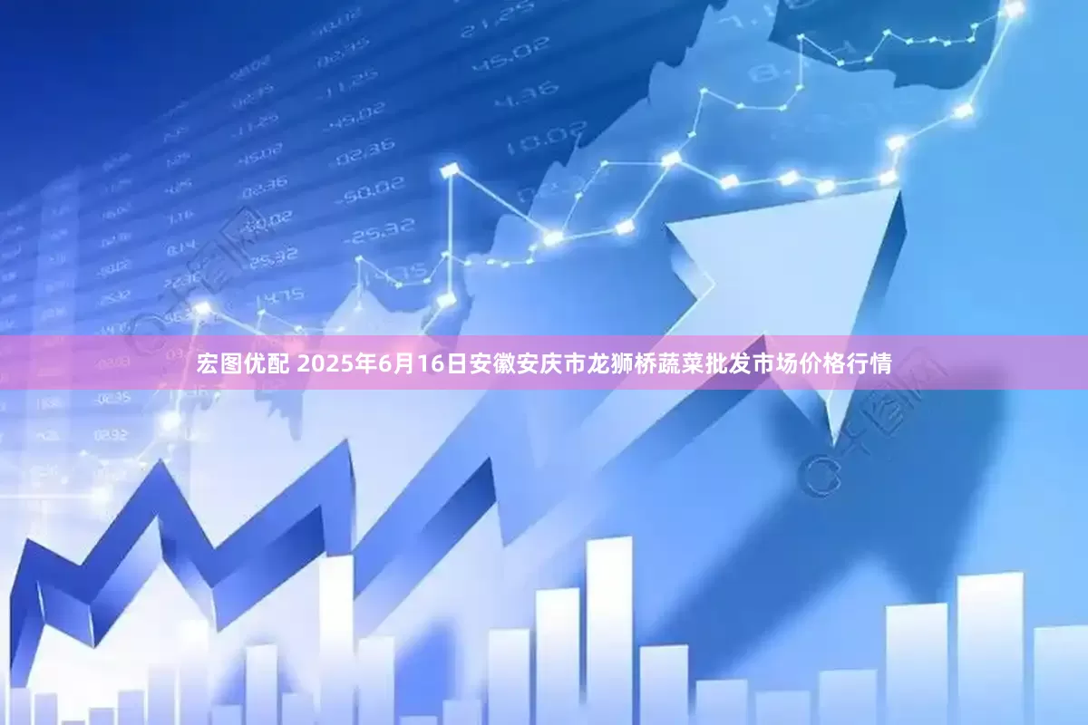 宏图优配 2025年6月16日安徽安庆市龙狮桥蔬菜批发市场价格行情